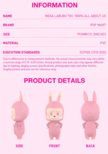 mega Labubu 1000% | giant labubu figure | oversized labubu collectible | labubu 1000% limited edition | Mega labubu 1000% for sale